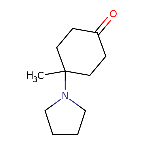 4-methyl-4-(pyrrolidin-1-yl)cyclohexan-1-one