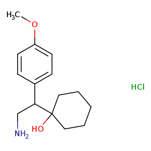 Cyclohexanol, 1-[2-amino-1-(4-methoxyphenyl)ethyl]-, hydrochloride (1:1)