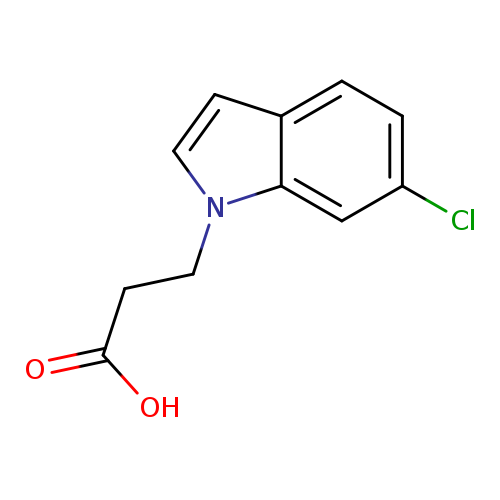 3-(6-Chloro-1h-indol-1-yl)propanoic acid