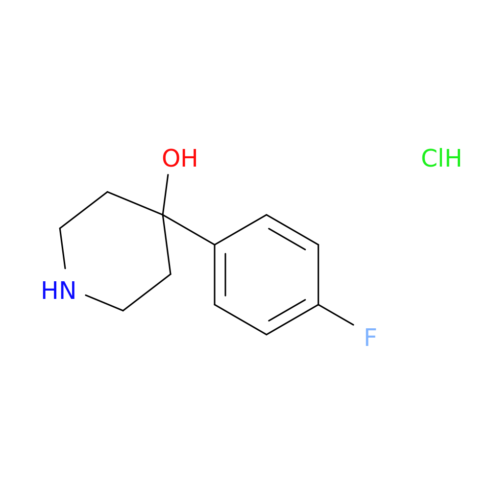 4-(4-Fluorophenyl)piperidin-4-ol hydrochloride