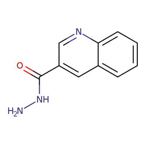 3-Quinolinecarboxylic acid, hydrazide