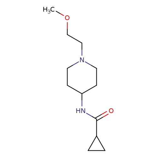 N-[1-(2-methoxyethyl)piperidin-4-yl]cyclopropanecarboxamide