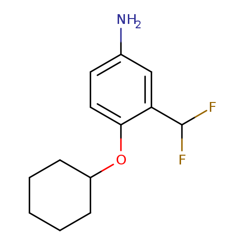 4-(cyclohexyloxy)-3-(difluoromethyl)aniline