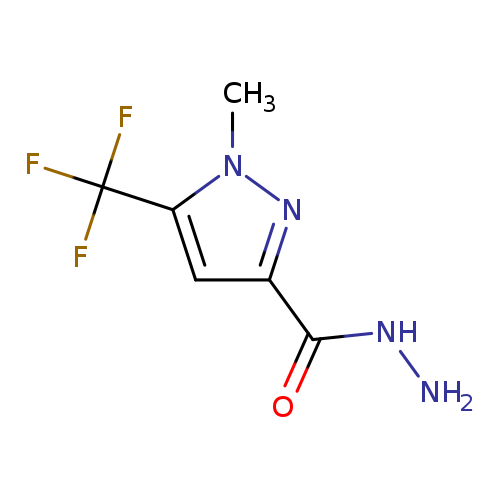 1-methyl-5-(trifluoromethyl)pyrazole-3-carbohydrazide