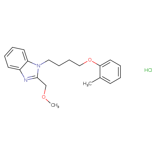 2-(methoxymethyl)-1-[4-(2-methylphenoxy)butyl]-1H-1,3-benzodiazole hydrochloride