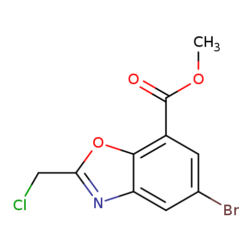 Methyl 5-bromo-2-(chloromethyl)benzo[d]oxazole-7-carboxylate