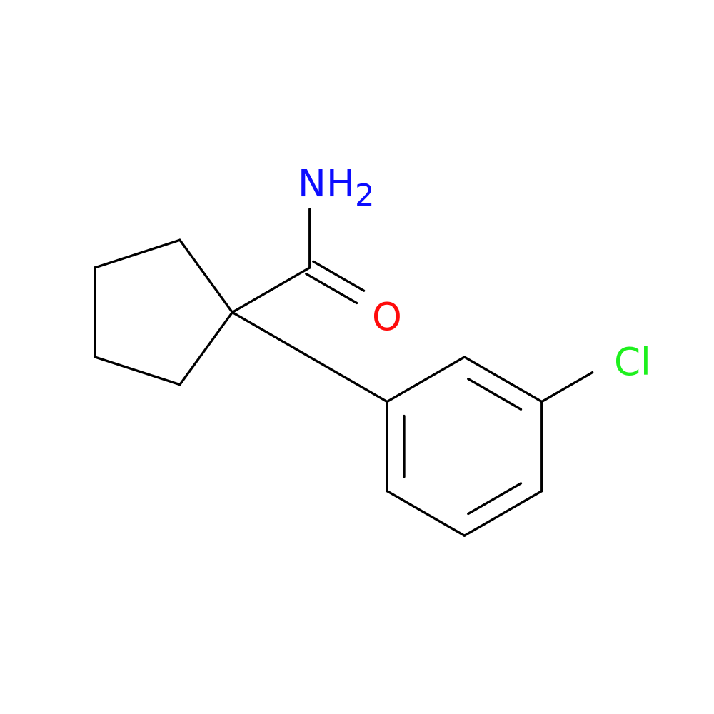 1-(3-Chlorophenyl)cyclopentane-1-carboxamide