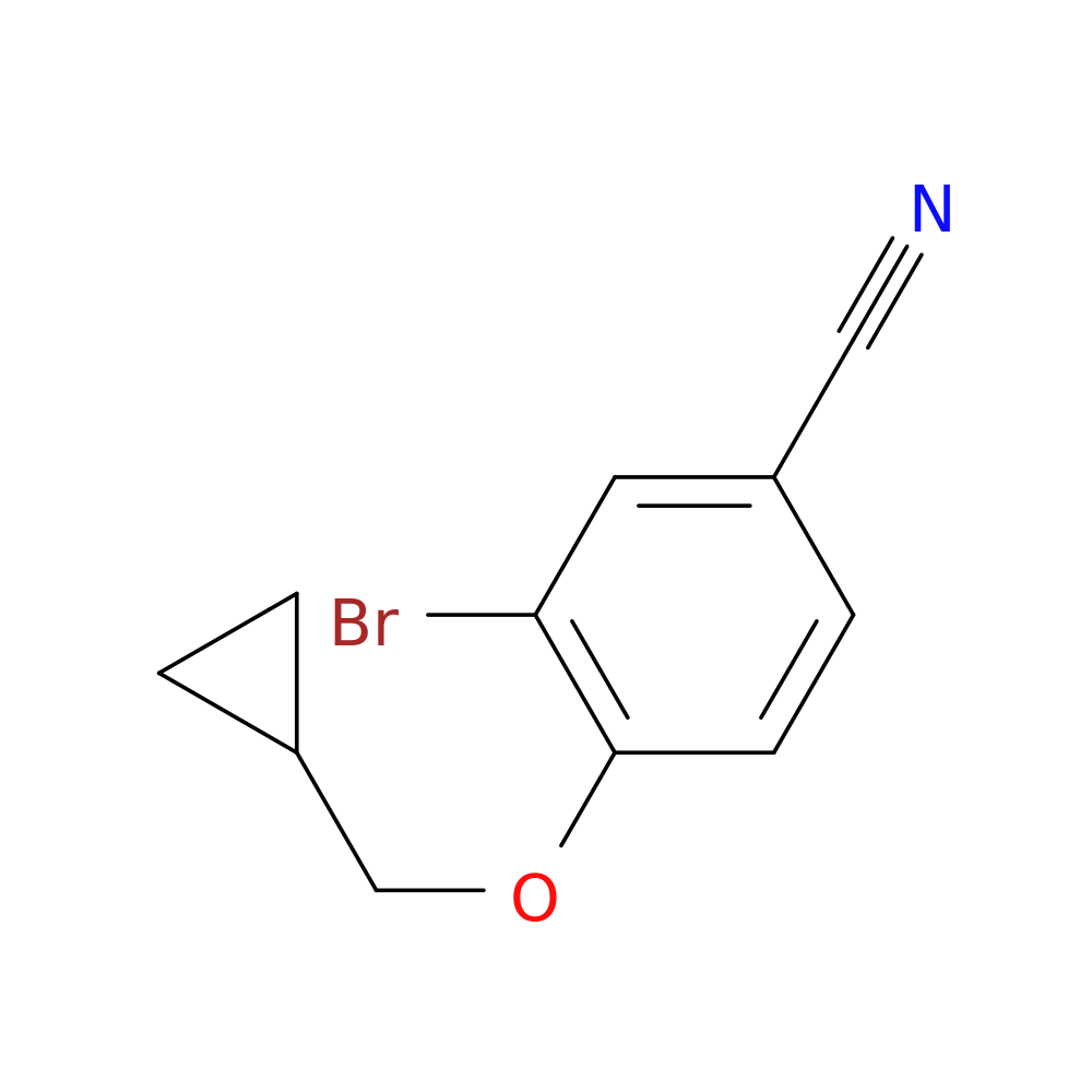 3-Bromo-4-(cyclopropylmethoxy)benzonitrile
