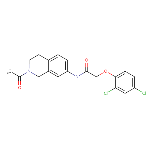 N-(2-acetyl-1,2,3,4-tetrahydroisoquinolin-7-yl)-2-(2,4-dichlorophenoxy)acetamide