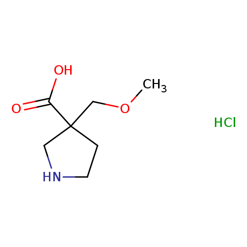 3-(methoxymethyl)pyrrolidine-3-carboxylic acid hydrochloride