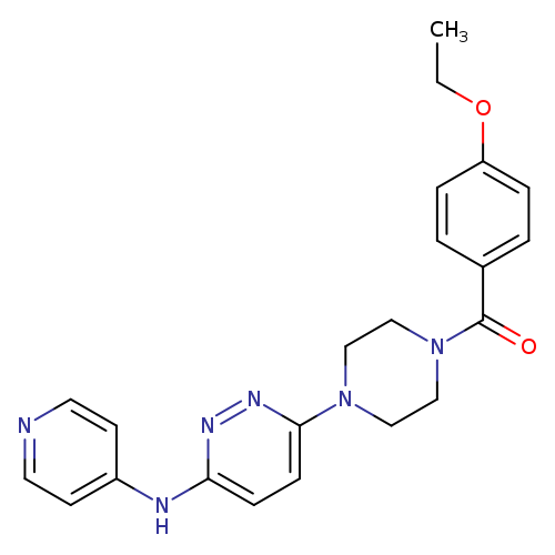 6-[4-(4-ethoxybenzoyl)piperazin-1-yl]-N-(pyridin-4-yl)pyridazin-3-amine