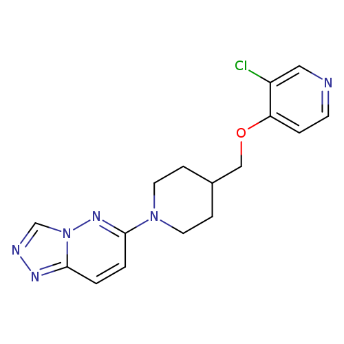 3-chloro-4-[(1-{[1,2,4]triazolo[4,3-b]pyridazin-6-yl}piperidin-4-yl)methoxy]pyridine