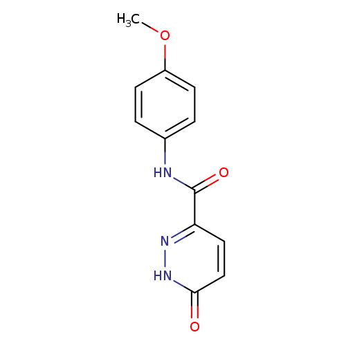 N-(4-methoxyphenyl)-6-oxo-1,6-dihydropyridazine-3-carboxamide