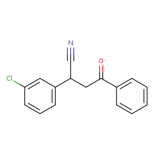 2-(3-chlorophenyl)-4-oxo-4-phenylbutanenitrile
