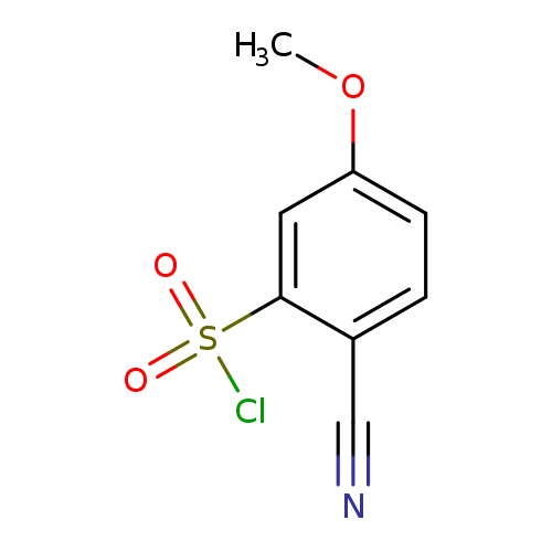 Benzenesulfonyl chloride, 2-cyano-5-methoxy-