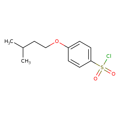 4-(3-methylbutoxy)benzene-1-sulfonyl chloride