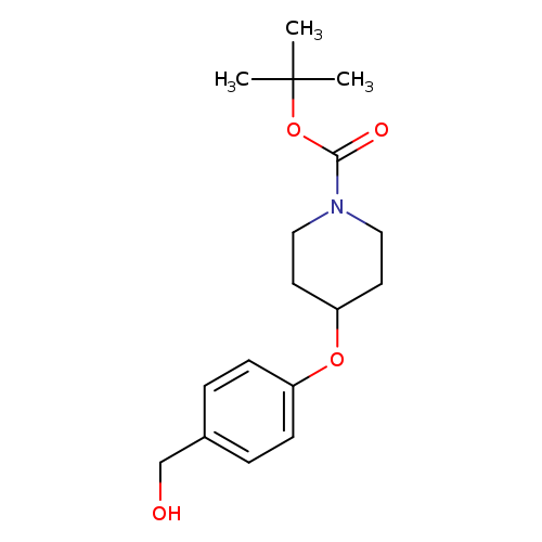 tert-Butyl 4-(4-(hydroxymethyl)phenoxy)piperidine-1-carboxylate
