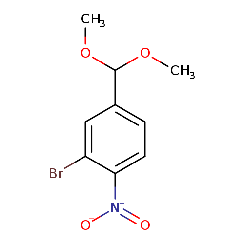2-Bromo-4-dimethoxymethyl-nitrobenzene