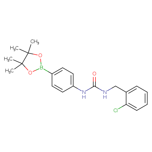 1-(2-Chlorobenzyl)-3-(4-(4,4,5,5-tetramethyl-1,3,2-dioxaborolan-2-yl)phenyl)urea