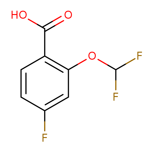 2-(difluoromethoxy)-4-fluorobenzoic acid