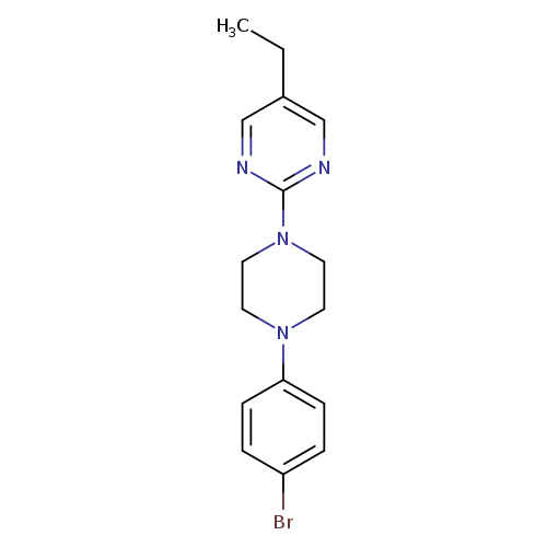 2-[4-(4-bromophenyl)piperazin-1-yl]-5-ethylpyrimidine