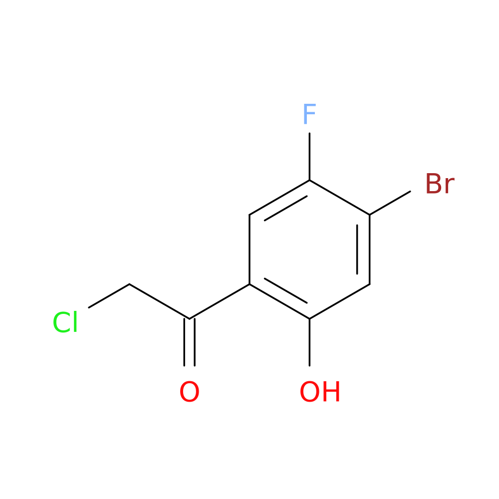 1-(4-bromo-5-fluoro-2-hydroxyphenyl)-2-chloroethan-1-one