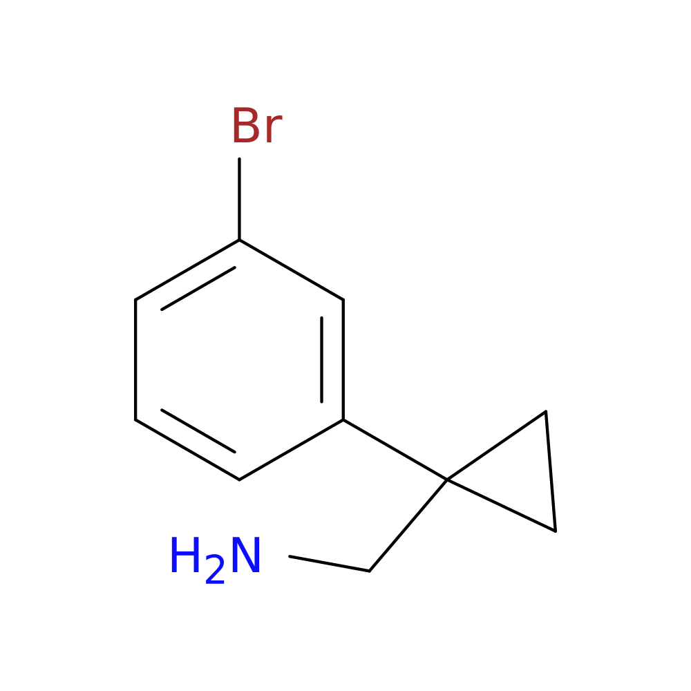 (1-(3-Bromophenyl)cyclopropyl)methanamine