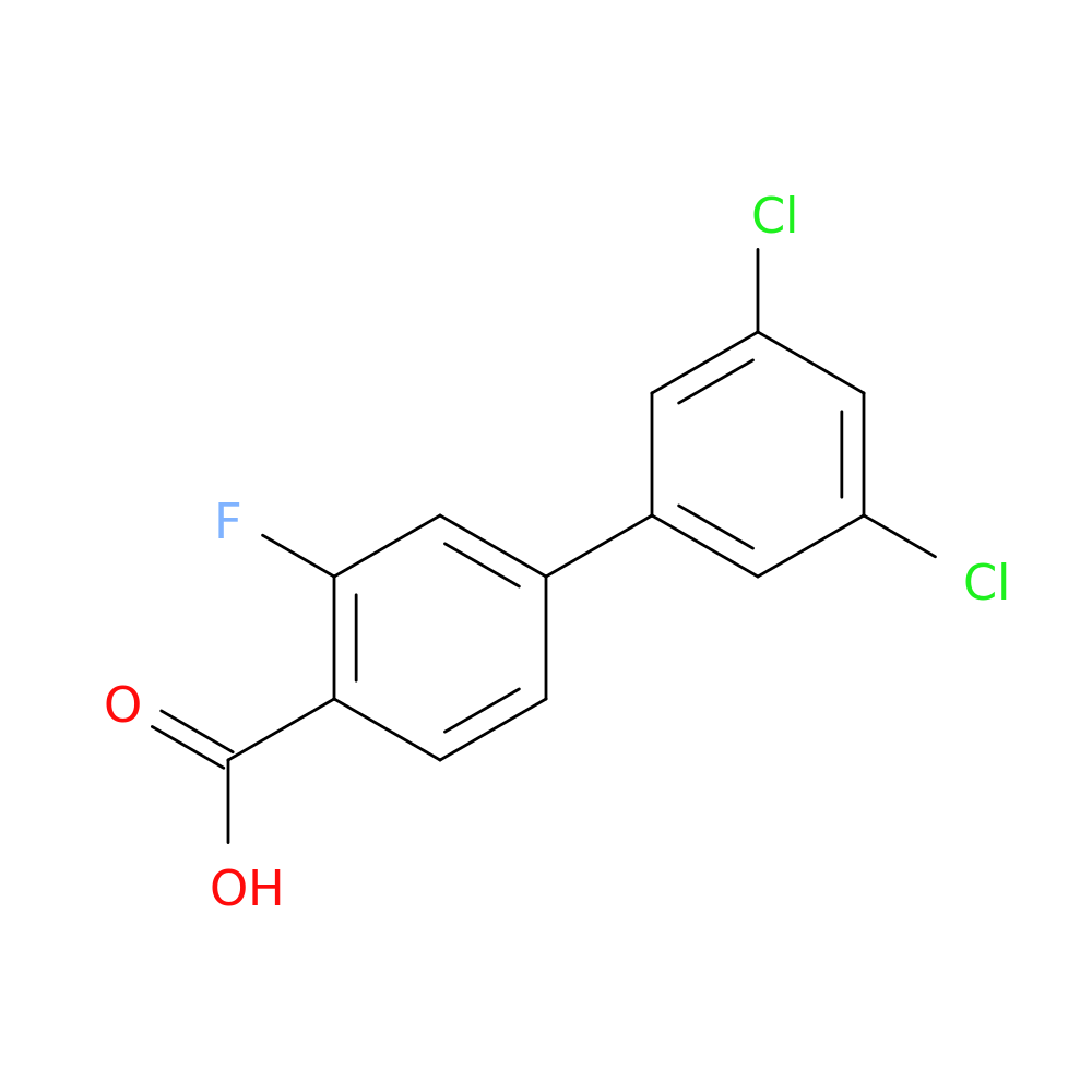 4-(3,5-Dichlorophenyl)-2-fluorobenzoic acid