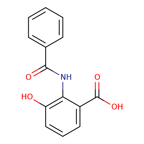 Benzoic acid, 2-(benzoylamino)-3-hydroxy-