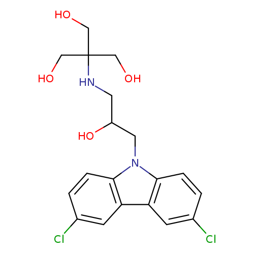 2-((3-(3,6-Dichloro-9H-carbazol-9-yl)-2-hydroxypropyl)amino)-2-(hydroxymethyl)propane-1,3-diol