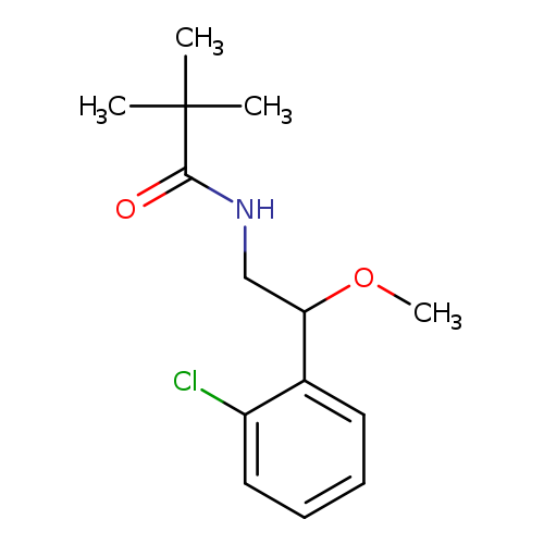N-[2-(2-chlorophenyl)-2-methoxyethyl]-2,2-dimethylpropanamide