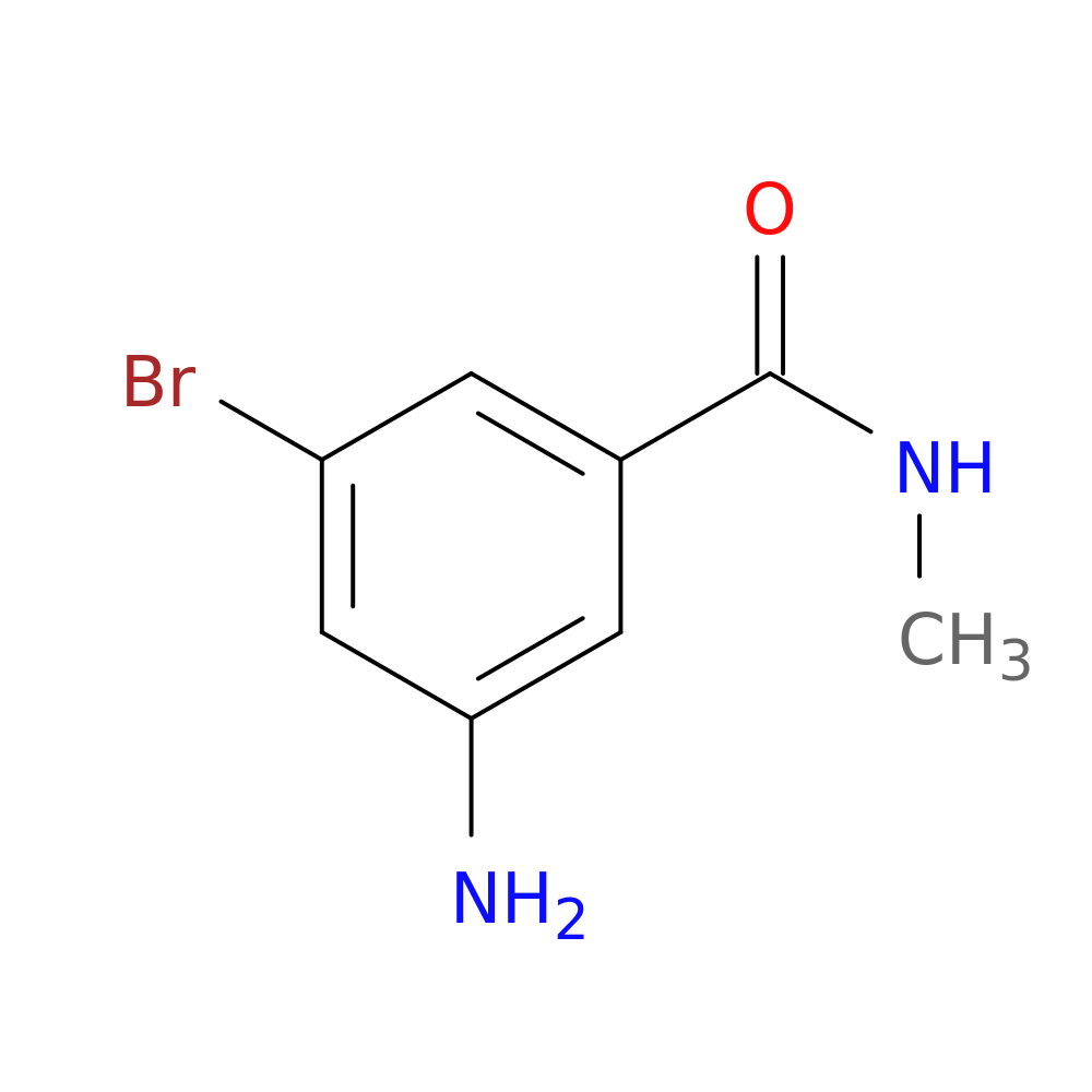 3-Amino-5-bromo-N-methylbenzamide