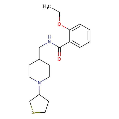 2-ethoxy-N-{[1-(thiolan-3-yl)piperidin-4-yl]methyl}benzamide