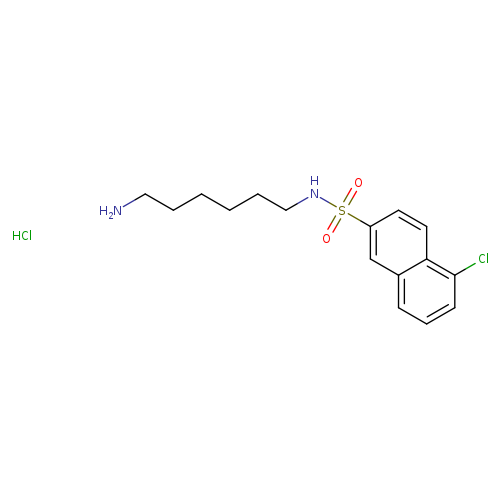 2-Naphthalenesulfonamide,N-(6-aminohexyl)-5-chloro-, hydrochloride (1:1)