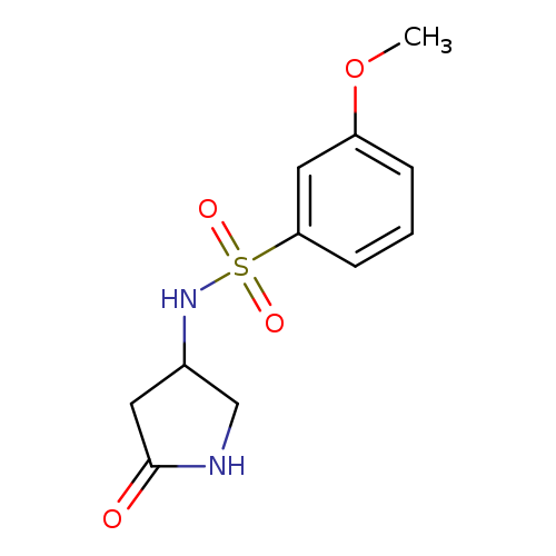 3-methoxy-N-(5-oxopyrrolidin-3-yl)benzene-1-sulfonamide