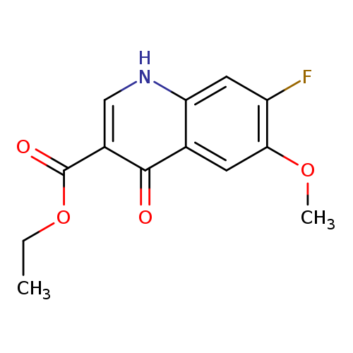 Ethyl 7-Fluoro-6-Methoxy-4-oxo-1,4-dihydro-3-quinolinecarboxylate
