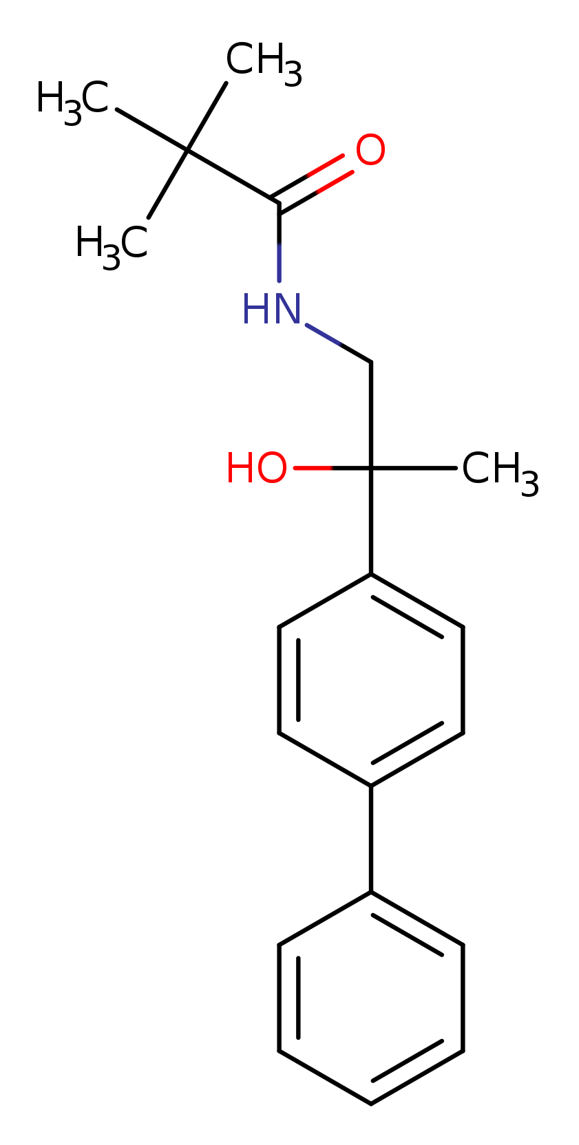 N-(2-{[1,1'-biphenyl]-4-yl}-2-hydroxypropyl)-2,2-dimethylpropanamide