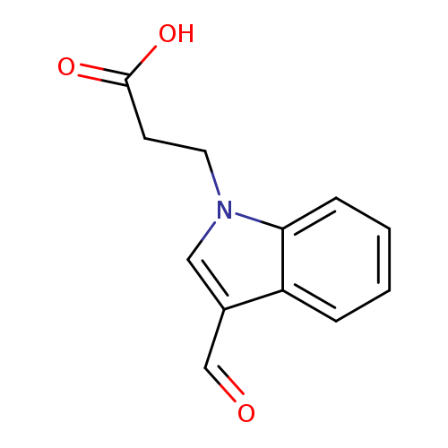 3-(3-Formyl-1h-indol-1-yl)propanoic acid