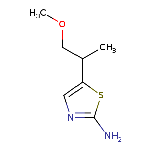 5-(1-methoxypropan-2-yl)-1,3-thiazol-2-amine