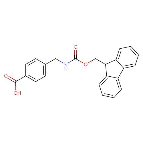 Benzoic acid, 4-[[[(9H-fluoren-9-ylmethoxy)carbonyl]amino]methyl]-