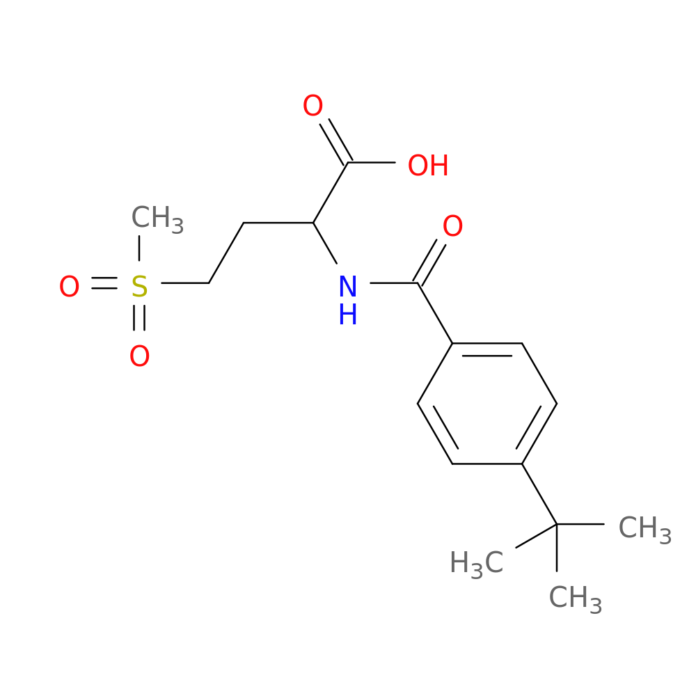 2-[(4-tert-Butylbenzoyl)amino]-4-(methylsulfonyl)butanoic acid