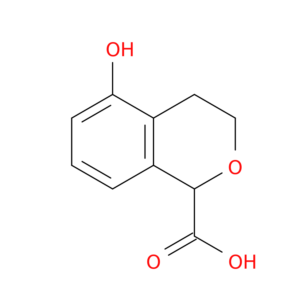 5-hydroxy-3,4-dihydro-1H-2-benzopyran-1-carboxylic acid