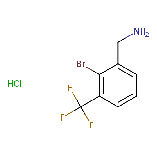 (2-Bromo-3-(trifluoromethyl)phenyl)methanamine hydrochloride