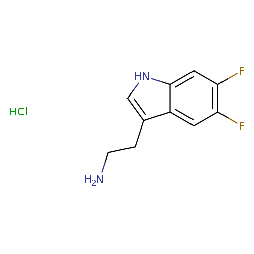 2-(5,6-difluoro-1H-indol-3-yl)ethan-1-amine hydrochloride