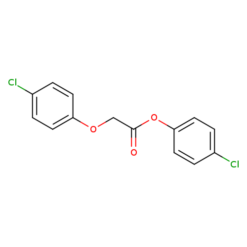 Acetic acid, (4-chlorophenoxy)-, 4-chlorophenyl ester