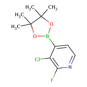 3-CHLORO-2-FLUORO-4-(4,4,5,5-TETRAMETHYL-[1,3,2]DIOXABOROLAN-2-YL)PYRIDINE