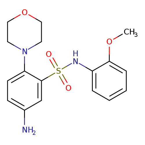 5-Amino-n-(2-methoxy-phenyl)-2-morpholin-4-yl-benzenesulfonamide