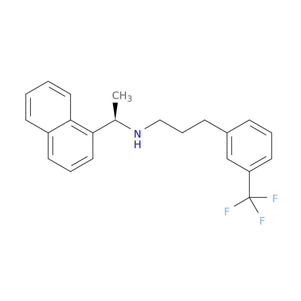 N-[(1R)-1-(1-Naphthyl)ethyl]-3-[3-(trifluoromethyl)phenyl]propan-1-amine