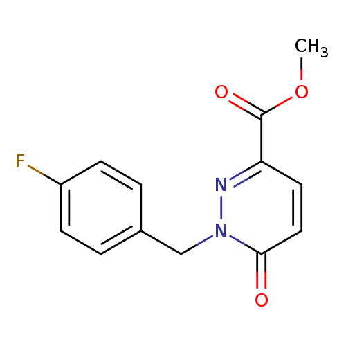 Methyl1-(4-fluorobenzyl)-6-oxo-1,6-dihydropyridazine-3-carboxylate