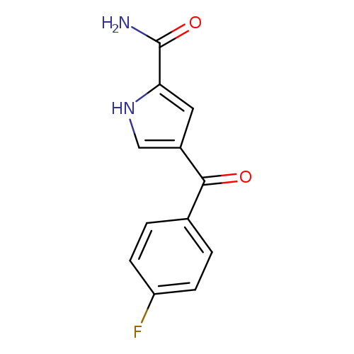 4-(4-fluorobenzoyl)-1H-pyrrole-2-carboxamide